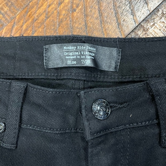 Monkey Ride Black Skinny Jeans - Picture 2 of 4